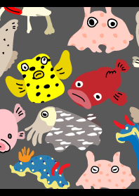 Strange group at sea03 on black