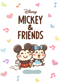 Mickey and Friends by Honobono