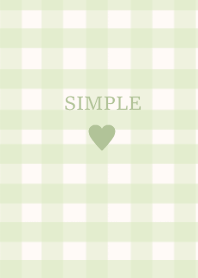 SIMPLE HEART <check naturalgreen>