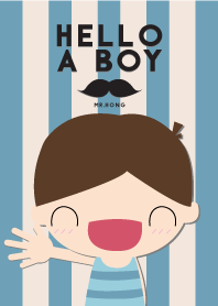 Hello a boy