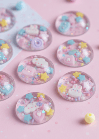 CUTE ANIMALS-PUFFY STICKERS