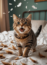 Cats run wild #JaBKbH018.