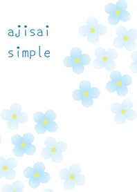 ajisai simple (Blue ver.) #pop
