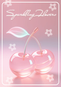 Flaxen Sparkling transparent flowers02_2
