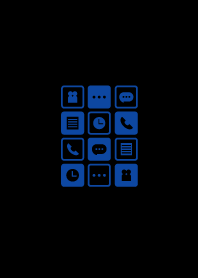 Icon -black and blue-