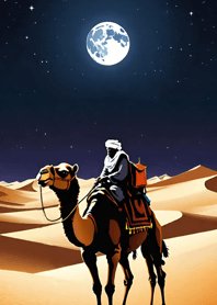 Desert night moon A8F55E