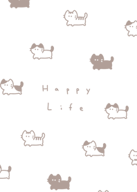 .แมว. white beige