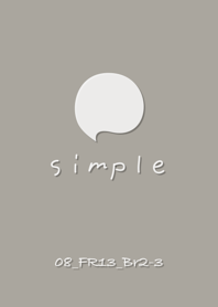 SIMPLE8 FR13 smoky ash brown2-3