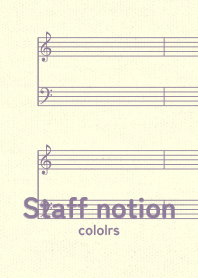 staff notation2 Light lemon