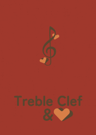 Treble Clef&heart Fallen leaves