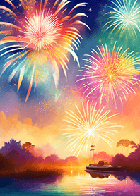 Beautiful Fireworks Theme#338