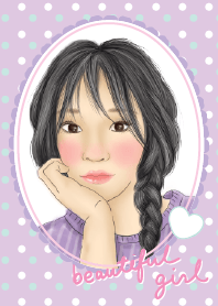 Beautiful girl say hi. 2