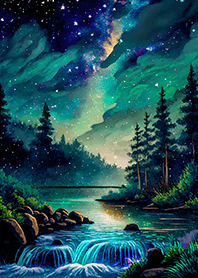 Beautiful starry night view#2029