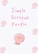 simple octopus purple