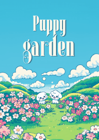 puppy dog and blossom_4