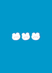 simple rabbit : blue