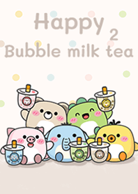 Happy Bubble Milk Tea 2