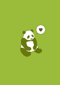 SIMPLE PANDA - Moss green -