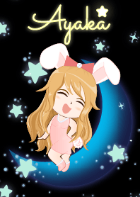 Ayaka- Bunny girl on Blue Moon