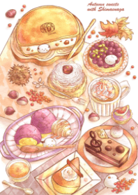 Autumn sweets with Shimaenaga