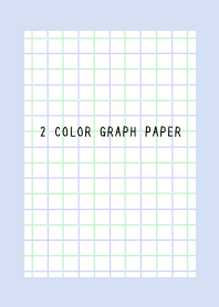 2 COLOR GRAPH PAPER/GREEN&PUR/BLUE GRAY