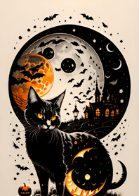 halloween cat AA2e6c