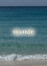 Transparent seaside landscape.