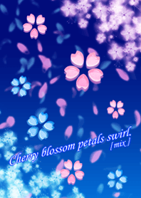 cherry blossom petals swirl [mix]
