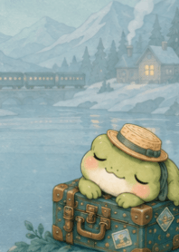 Green Travel Frog 5