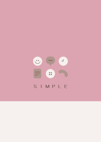 シンプル（beige pink)V.234