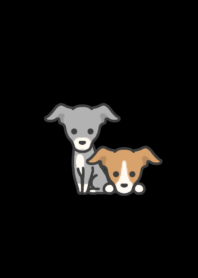 Italian Greyhound darkmode