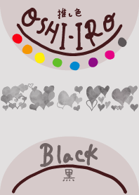 I found my OSHI-IRO , Black-89