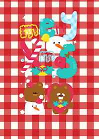 Merry Christmas with big bear