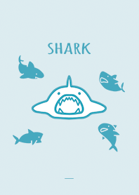 青 : shark