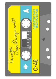 Cassette Tape Design No.04