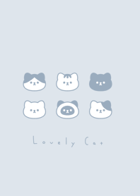 6 cats('24)/pale blue gray