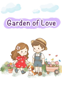 Pastel Garden of Love (Purple)