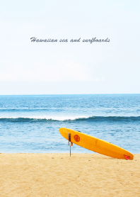 Hawaiian sea and surfboards 2