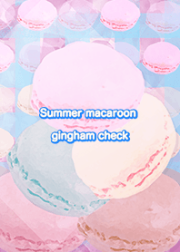 Summer macaroon gingham check