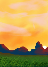 Last Light on the Meadow