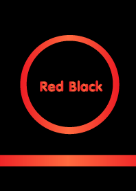 Simple Red Black (Circle)