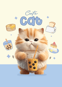 แมวอ้วนเจ้าขนฟูน่ารัก