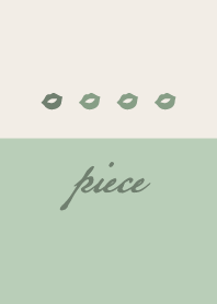 Pistachio green.Lips