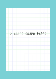 2 COLOR GRAPH PAPERj-GREEN&PURPLE-MINT