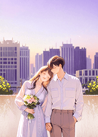 絕美情人節-幸福城市的戀人1.5 淡紫色