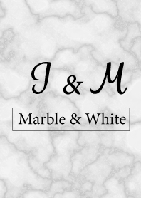 I&M-Marble&White-Initial
