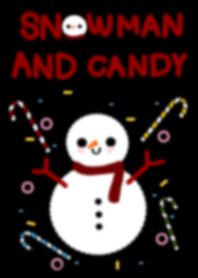 Snowman and candy :-)
