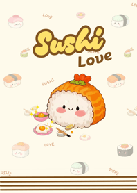 Sushi Love (yellow)