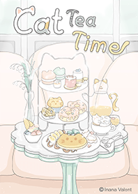 Cat Tea Time