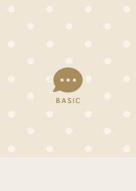 Basic&Polka Dots//Be&Br/Brown/02